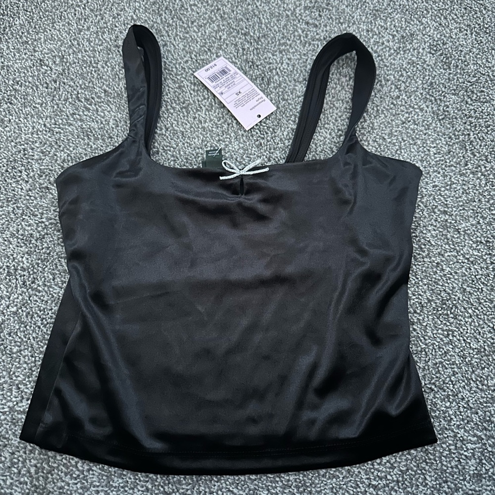 Elegant Black Velet Women's Top